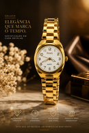 Relógio Doluck Elegance Gold Feminino